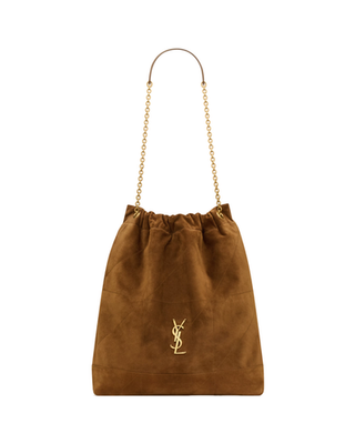 バッグ Saint Laurent bag SAINT LAURENT Jamie Large Pochon $3800 Warm Caramel Cognac