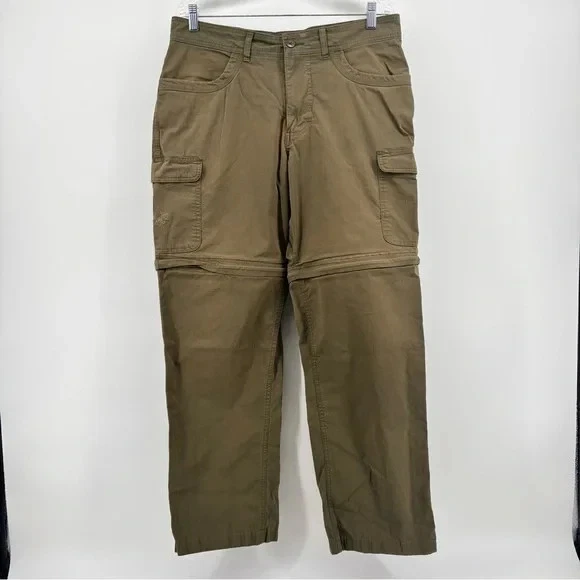 Boy Scouts of America Pants Mens 36/30 Green Uniform Switchback Convertible Hike