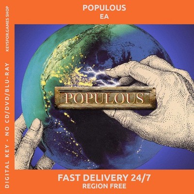 Populous | Retro Klassiker Strategie | EA / ORIGIN | PC Region Free | 1989 Spiel