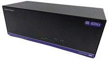 Smart-AVI UHDN-4P Quad 4 Port Quad Head Ultra 4K-60Hz KVM Switch USB 2.0 - NO AC