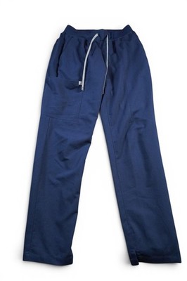 Fabletics Sweatpants Mens Small Blue Woven Drawstring Elastic Waist Athletic