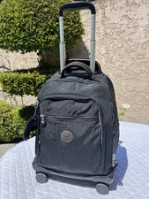KIPLING COMPACT Carry On 4 Wheel Spinner Suitcase Convertible ROLLING BACKPACK