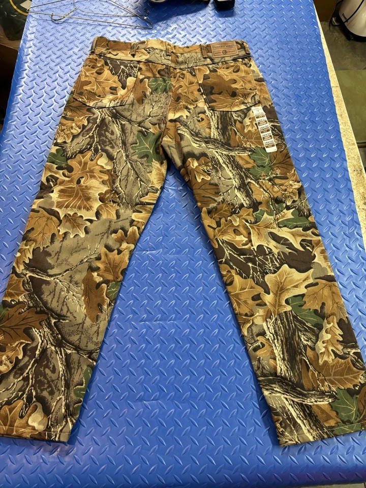 Wrangler Rugged Wear Advantage Camo Jeans Pants 38/30. Made in USA - Image 2 of 4