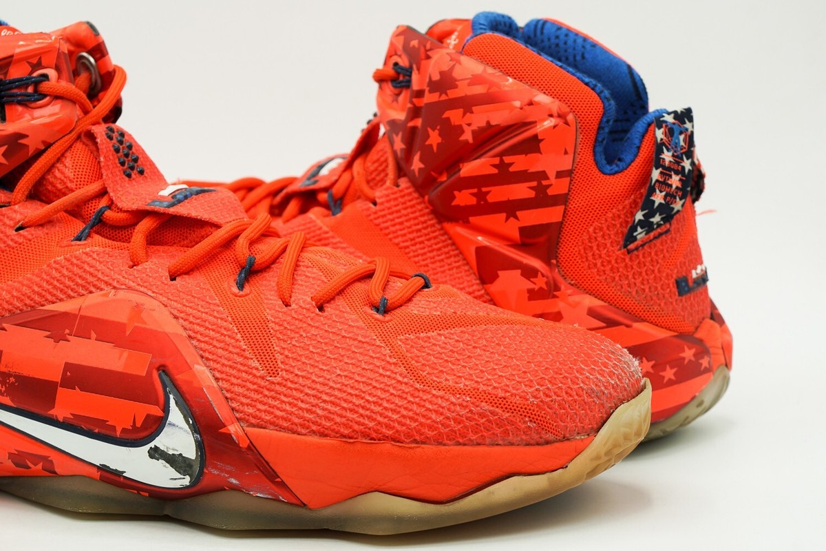 シューズ(男性用) NIKE LEBRON XII 12 INDEPENDENCE DAY Nike LeBron 12 Independence Day Men's - 684593-616/707781