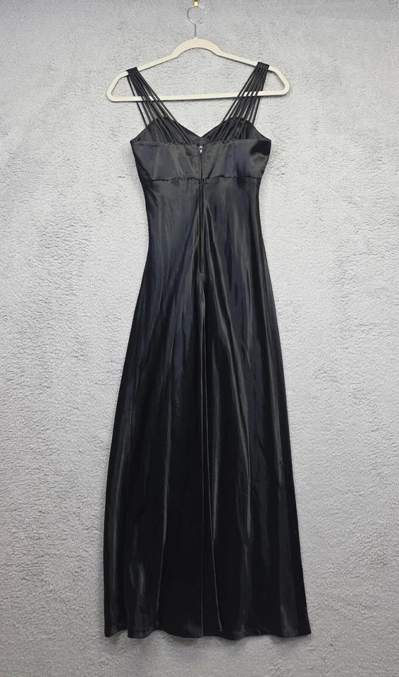 Vestido De Colección All That Jazz Whimsigoth Talla 0/2 Babydoll Satinado Y2K Baile de graduación Vamp Declaración Foto 3 de 4