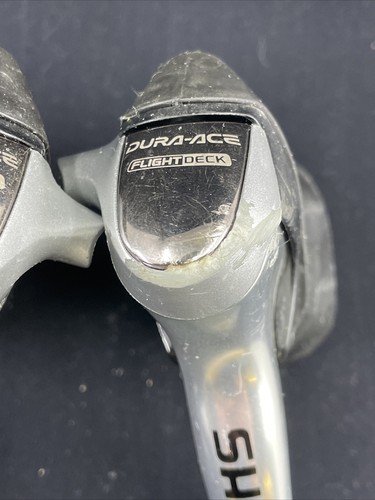 Limited Edition TEAM Shimano DURA-ACE 7700 ST-7700-C Set 2x9-Speed STI Lever Set - Picture 7 of 24