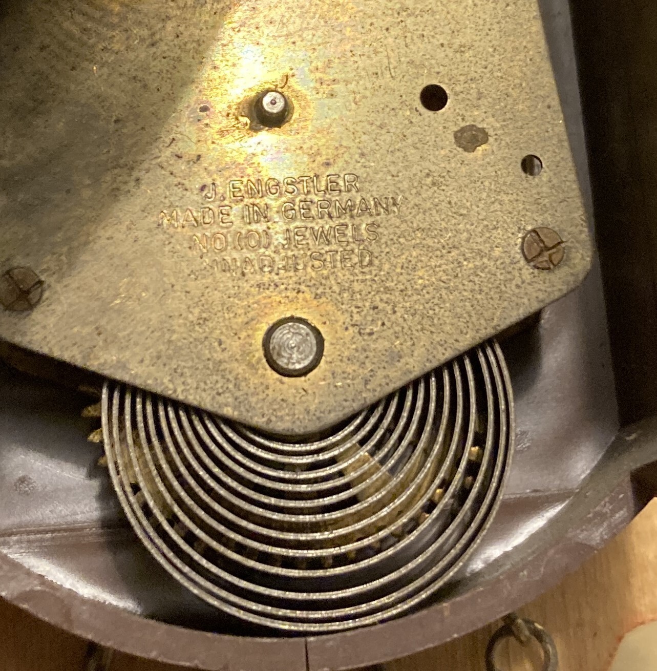 Vintage German Novelty J Engstler Cuckoo Clock w/Swinging Girl Key PARTS/RESTORE eBay