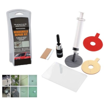 Reparatursatz Glas Harz Scheibenreparatur Windschutzscheibe Auto LKW Wohnmobil DIY
