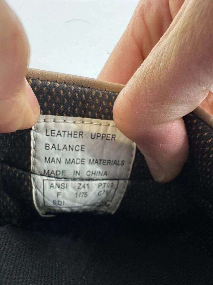 Zapatos zuecos informales de cuero sin cordones Carolina para mujer talla 8,5 marrón acolchado Foto 3 de 4