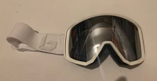 BOLLE MAMMOTH XL MATTE WHITE SNOW GOGGLE SKI BLACK CHROME S3 MIRROR LENS