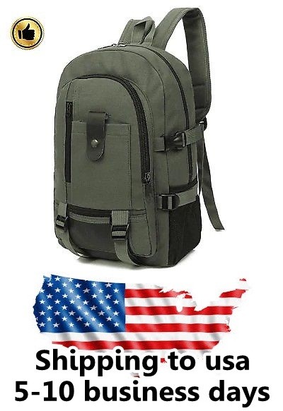 trendy canvas backpack