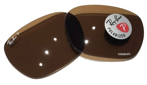 Ray Ban RB3684 Chromance Polarized Brown Replacement Lenses 58 mm Authentic - Picture 5 of 12