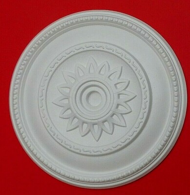 Deckenrosette Größe 40 CM - leichtes Easy Fit Styropor - BUCKINGHAM