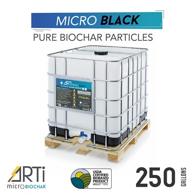 ARTi Micronized Biochar - 250 gallons