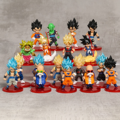18pcs/Set Dragon Ball Z Childhood Son Goku Broly Vegeta Super