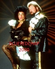 SHERRI MARTEL & TED DIBIASE WRESTLER 8 X 10 WRESTLING PHOTO WWF WCW