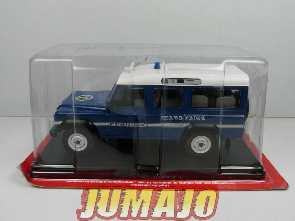 TES7 Voiture 1/24 Hachette Test GENDARMERIE LAND ROVER Defender 110 PGM 2005 - Photo 4/4