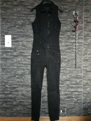 womens biker jumpsuit