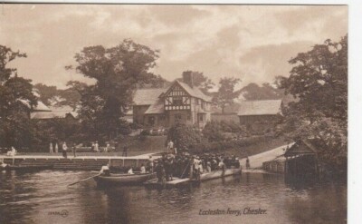CHESTER - ECCLESTON FERRY S/W POSTKARTE 