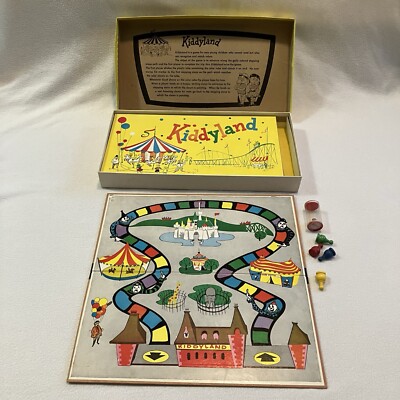 Kiddyland 605 Board Game Gardner Games Vintage Complete Antique RARE
