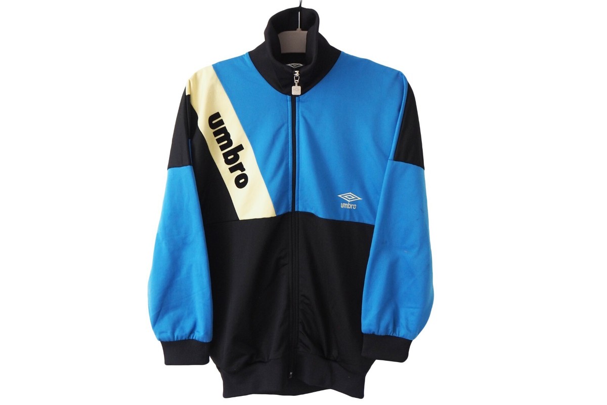 Vintage UMBRO Track Jacket Full Zip Size S blue 90s sport