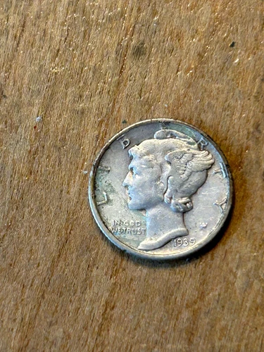1939D Mercury Dime VF