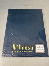 McIntosh SL-1 Original Owner's Manual - NEW 