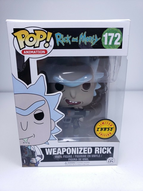 Pop! Animation Weaponized Rick Chase Funko #172 with Pop Protector | eBay