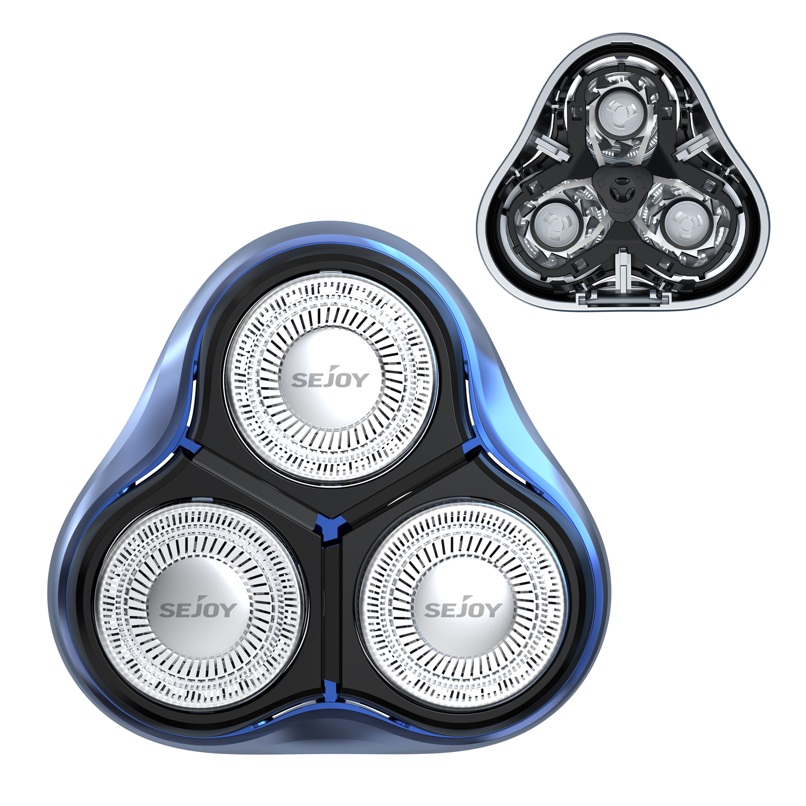 Cabezal de repuesto para afeitadora eléctrica SEJOY repuesto para TXD-BLASTO1-BLU