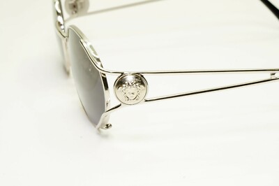 Gianni Versace 1996 Vintage Silver Medusa Oval Metal  display picture 2