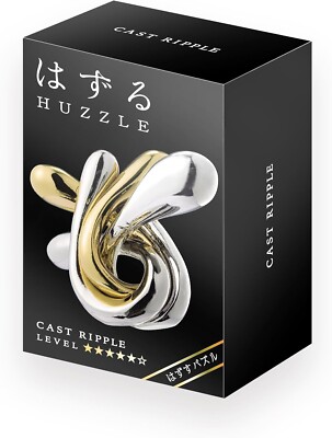 Hanayama Huzzle Cast Puzzle Ripple Level 5 Puzzle aus Japan
