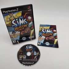 The Sims Bustin Out (PS2 Playstation) w/ Manual | TESTED