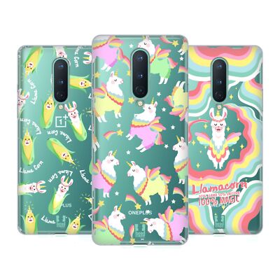HEAD CASE DESIGNS LLAMACORN SOFT GEL HANDYHÜLLE FÜR GOOGLE ONEPLUS HANDYS