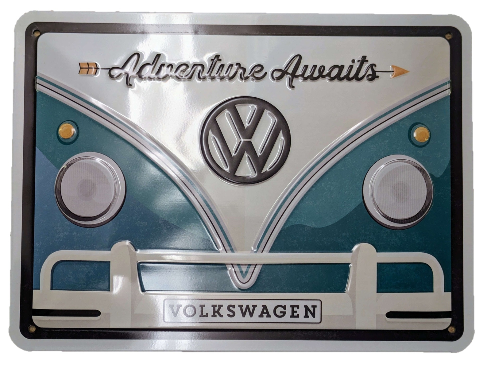 SIGN Metal Nostalgic Art Piece 8 inch x 6 inch Collectable VWCamper IT
