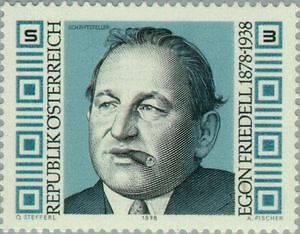 VAR2/S Österreich Austria  Nº 1395  1978  Cent. dl escritor Egon Friedell Lujo