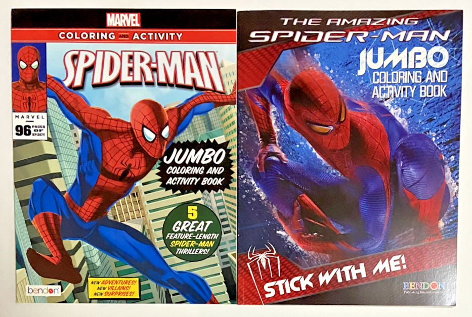 Spider Man Full Size Coloring Page Marvel SPIDER MAN Jumbo
