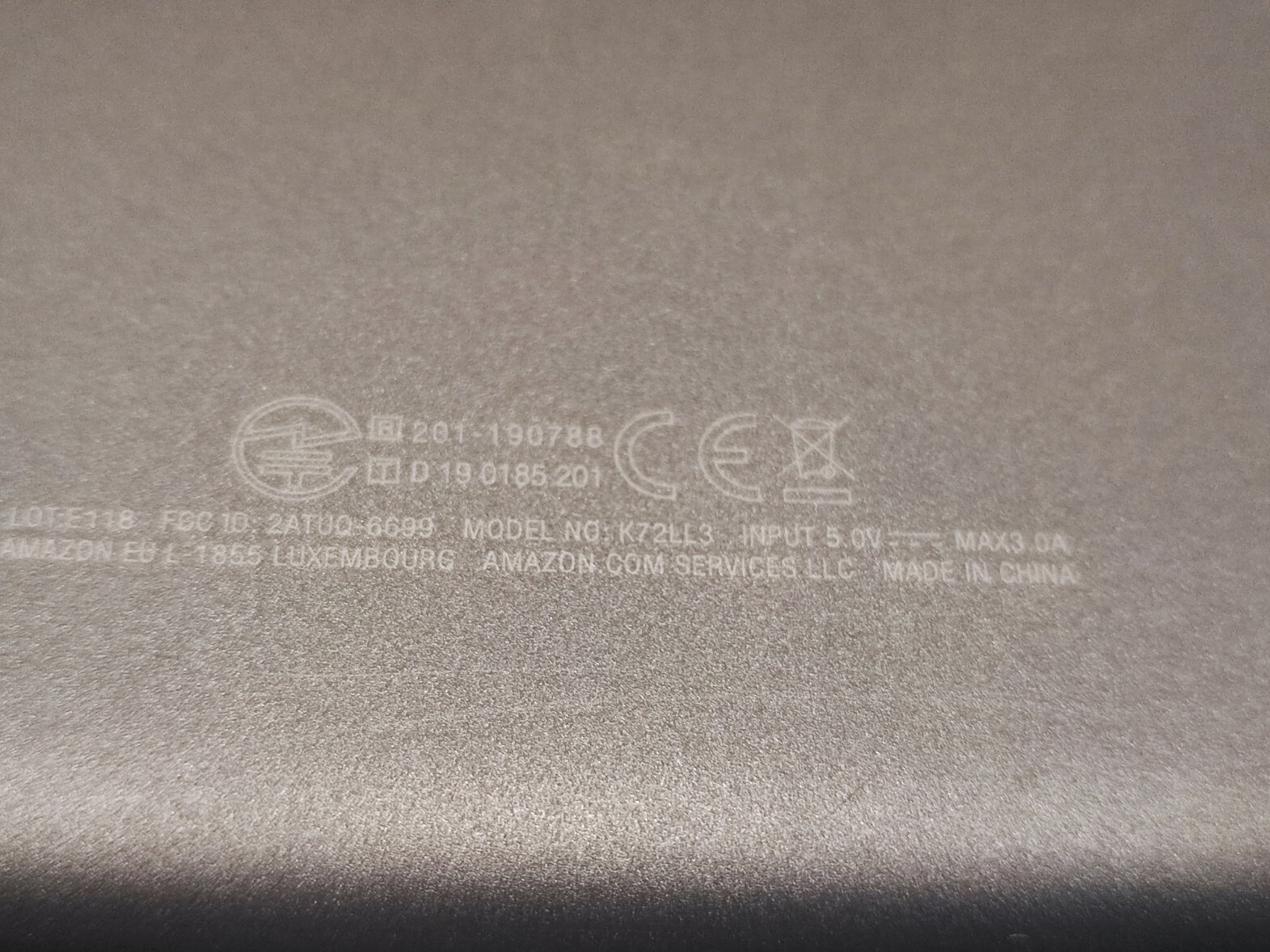 Amazon Fire HD 8 Plus Tablet 32GB (10th Gen) Black K72LL3 Wireless