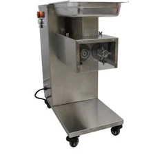 550W QE Commercial Meat Slicer Grinder Cutter with 5mm Blade 500Kg/Hour 110V