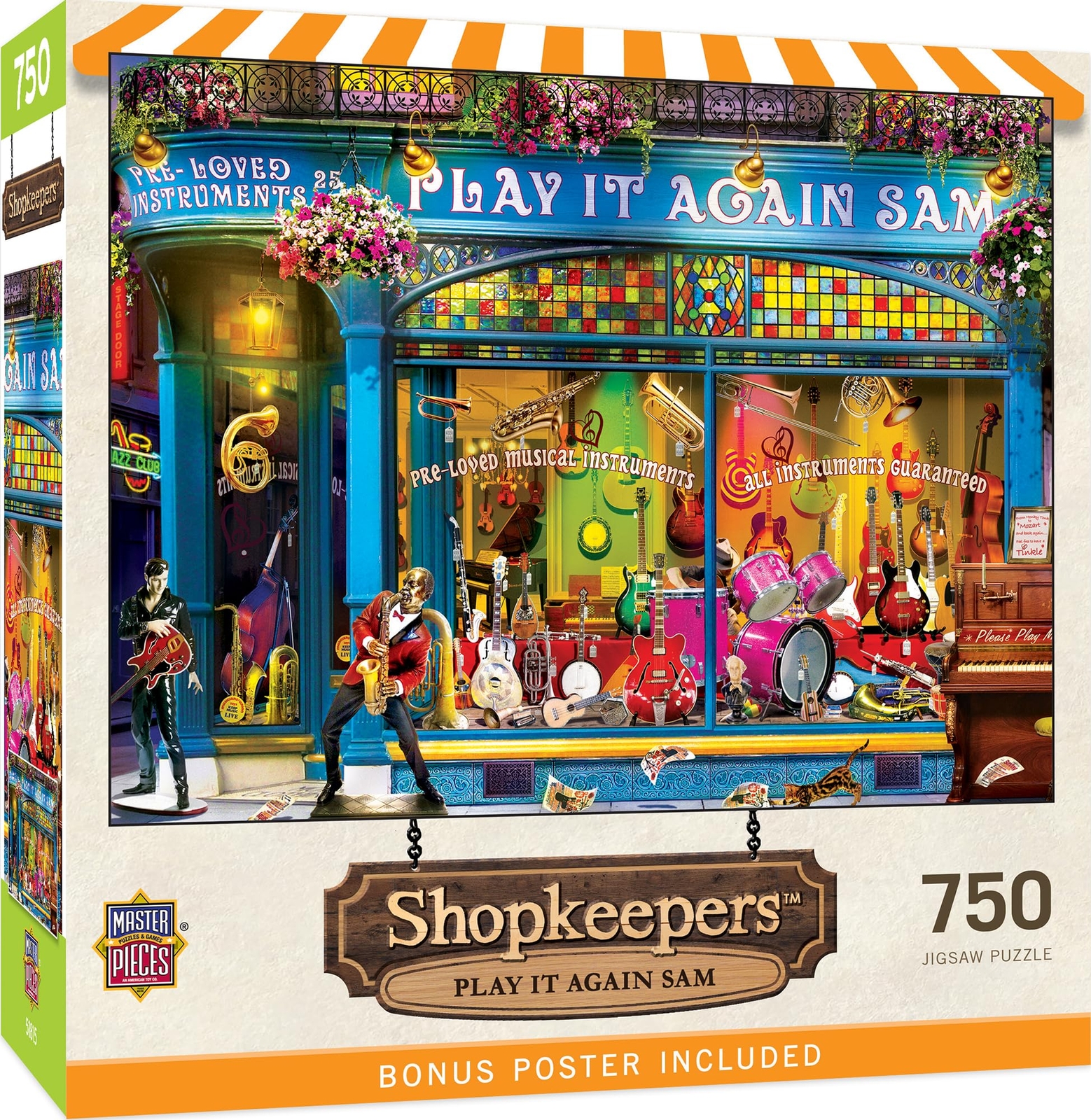 750 Piece Jigsaw Puzzle for Adults and Family - Play It Again Sam - 18