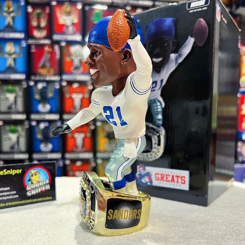 DEION SANDERS Dallas Cowboys Super Bowl XXX Winner NFL "Primetime" Bobblehead - Picture 5 of 8