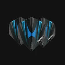 WINMAU PRISM ALPHA STANDARD SHAPE FLIGHTS BLUE BLACK 155