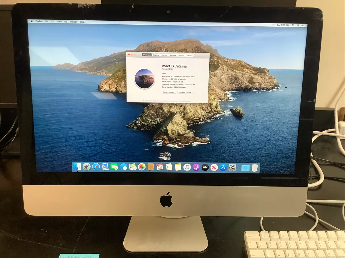 Apple iMac A1418 21.5 Inch 2.7GHz I5 8GB 1TB macOS Catalina