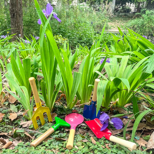 Kids Gardening Tools Set 5PCS Gardening Tools for Kids Metal with Sturdy Wooden - Picture 7 of 12