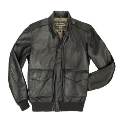 Cockpit USA Lightweight Pilot A-2 Flight Jacket Made in USA