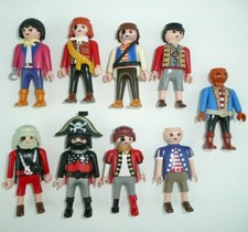 Playmobil Parts and Pieces Lot 9 Pirate Themed Figures People Adults
