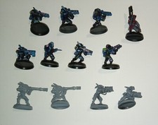 warhammer 40k Tau Empire Pathfinder Lot 12 Including OOP metal Miniatures T1 