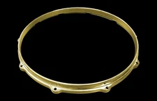 DFP Die Cast Drum Hoops - Brass 14'' 10 Lug Batter 