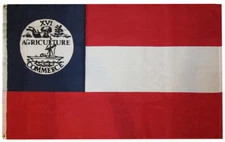 3x5 Tennessee CSA State 1861 Proposed 3'x5' Rough Tex 100D Oxford Poly Flag 