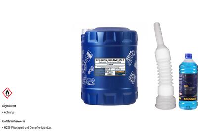 10L MANNOL 8218 Multivehicle JWS Automatikgetriebeöl JASO 1A Schlauch
