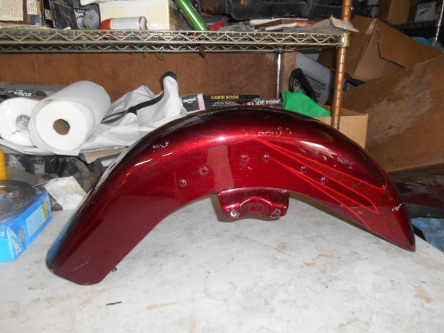 Harley Davidson Front Burgundy Blaze W/ Hot Fusion Graphic